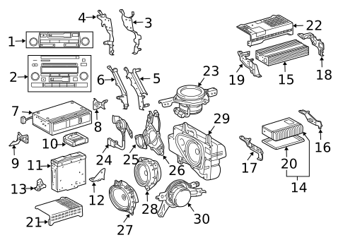 Sound System for 2006 Lexus GX470 #0
