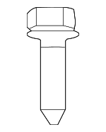 68197964AA - Cooling System: Thermostat Housing Bolt for Dodge: Dart | Fiat: 500 Image