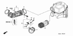 15772551000 - Electrical/Exhaust/Heater/Fuel: CLIP, BREATHER TUBE for Honda Image