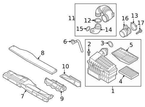 Air Intake for 2017 Audi A3 Quattro #1