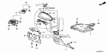 77322TA6A00 - Interior/Bumper: CAP, DRIVER COVER STAY (LOWER) for Honda Image