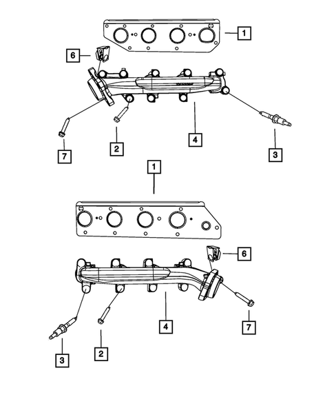Manifolds and Vacuum Fittings for 2008 Jeep Commander #0