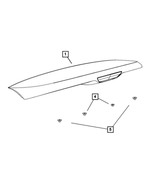 7DY56TZZAC - Exterior Ornamentation: Liftgate Spoiler for Mopar Image
