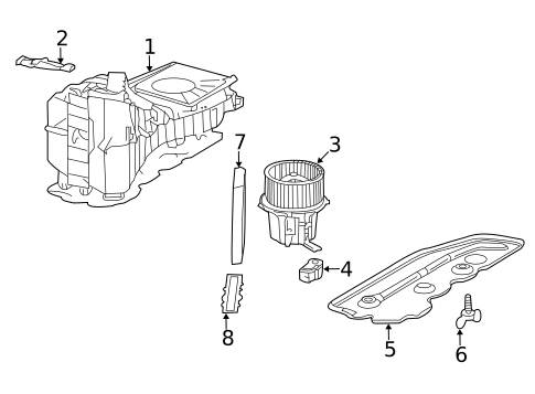 Blower Motor & Fan for 2013 Audi allroad #0