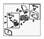 76200SHJA13 - : Mirror Assembly for Honda: Odyssey Image