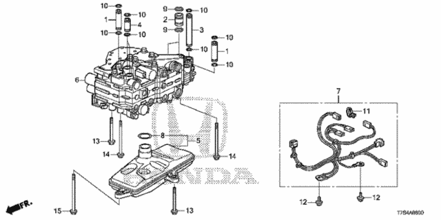AT Valve Body for 2019 Honda HR-V #0