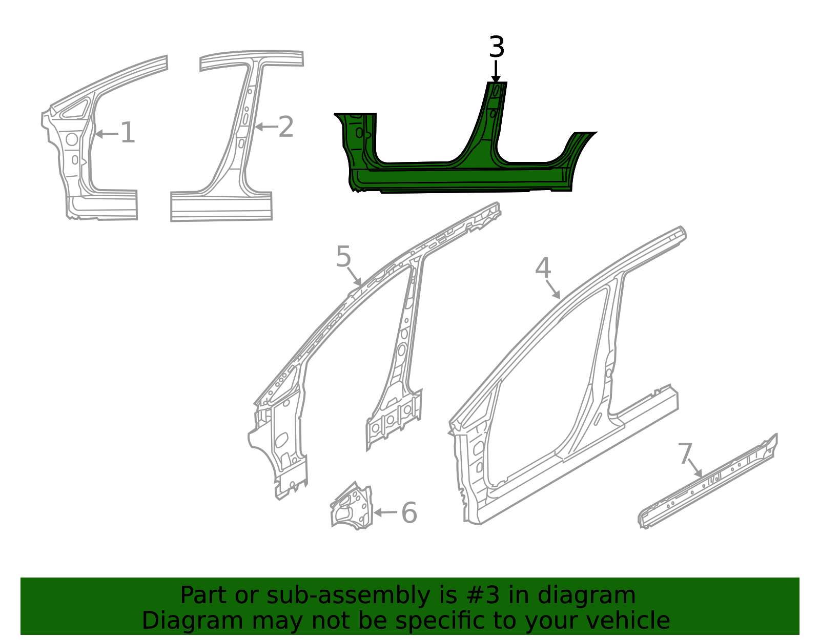 2007-2012 Mazda CX-7 Rocker Panel EGY1-70-271A | OEM Parts Online