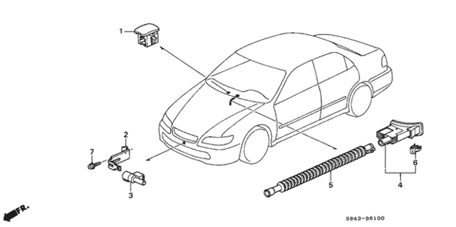 A/C Sensor for 2002 Honda Accord #0