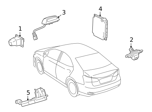 Parking Aid for 2010 Lexus HS250h #0
