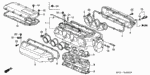 17103PGEA00 - : Chamber, Front In Manifold for Acura: CL, MDX, TL Image