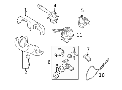 Ignition Lock for 2006 Kia Rio5 #0
