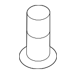 1420608250B - Body: Under Cover Clip for Kia: Cadenza, Carnival, EV6, EV9, Forte, Forte5, K4, K5, K900, Niro, Niro EV, Optima, Rio, Sedona, Seltos, Sorento, Soul, Soul EV, Sportage, Stinger, Telluride Image