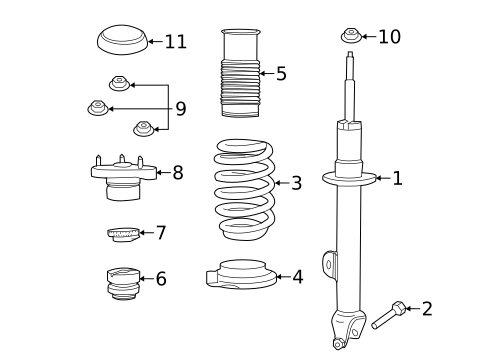 Struts & Components for 2015 Chrysler 300 #1