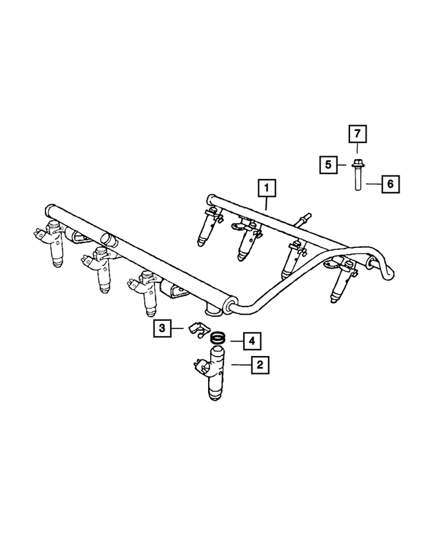 5037479AA - Fuel: Fuel Injector for Mopar Image