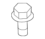 C2Z1984 - Brakes: Cooling Duct Bolt for Jaguar: F-Type, XE Image