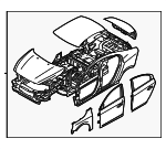 31349116 - Body: Body Assembly for Volvo: S60, S60 Cross Country Image