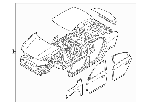Body Shell for 2017 Volvo S60 Cross Country #0