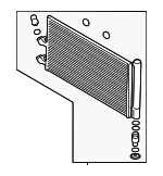 32441712 - HVAC: Condenser for Volvo: V60 Cross Country, V90 Cross Country, XC90 Image
