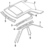 895817364A - : Roof Rail for Audi Image