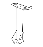 2015241440 - Body: Radiator Support Splash Shield Bracket for Mercedes-Benz Image