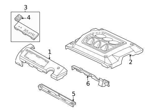 Engine Appearance Cover for 2000 Honda Odyssey #0