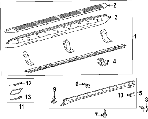 Exterior Trim - Pillars for 2024 Lexus GX550 #1