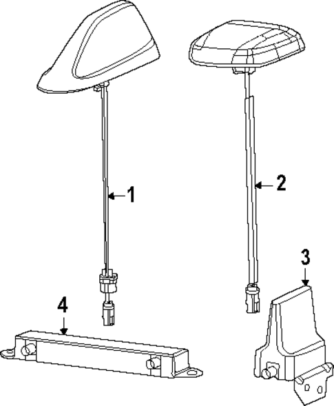 Antenna & Radio for 2025 Ram 1500 #0