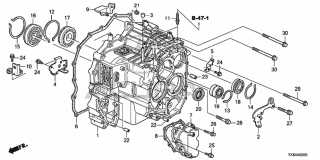 AT Transmission Case (5AT) for 2014 Acura ILX #0
