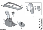 61319228590 - Gearshift: Gear Selector Switch for BMW Image