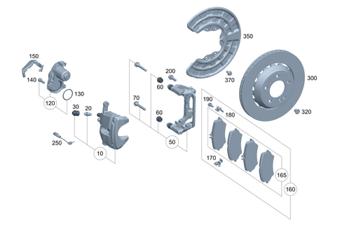 Rear Wheel Brake for 2025 Mercedes-Benz G580 #0