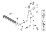 17227966261 - : Engine Oil Cooler Pipe, Return for BMW Image