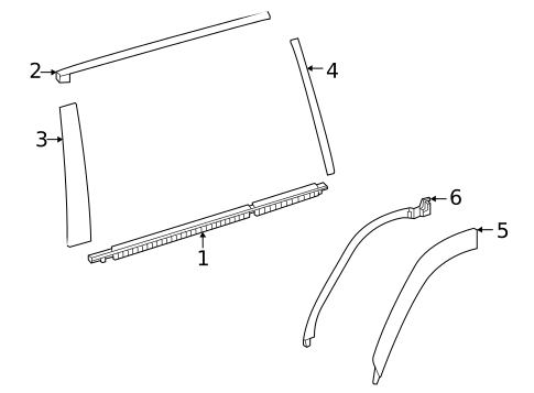 Exterior Trim - Rear Door for 2025 Lexus LX700h #1
