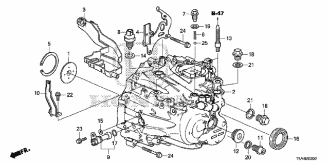 MT Transmission Case for 2016 Honda Fit #0