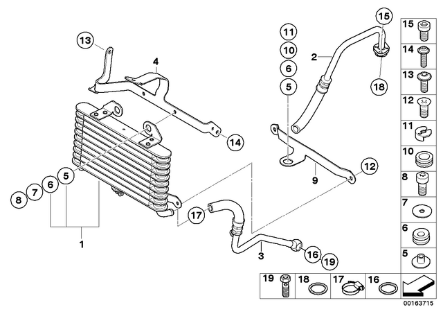 17217707828 - : Bracket Lower             for BMW-Motorrad Image