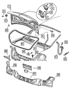 5012455AI - Body Sheet Metal Except Doors: Decklid for Dodge: Neon Image