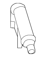 5505435010 - Body: Glove Box Door Stopper for Scion: iM | Toyota: 4Runner, Corolla iM, Sequoia, Tundra Image