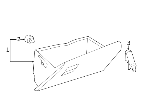Glove Box for 2016 Scion iM #0
