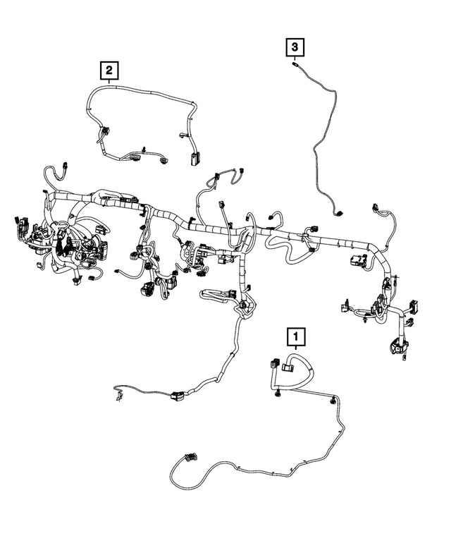 68645436AB - Electrical: Jumper Wiring for Mopar Image image