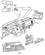 5108001AB - Labels: Air Bag Warning Label for Mopar Image