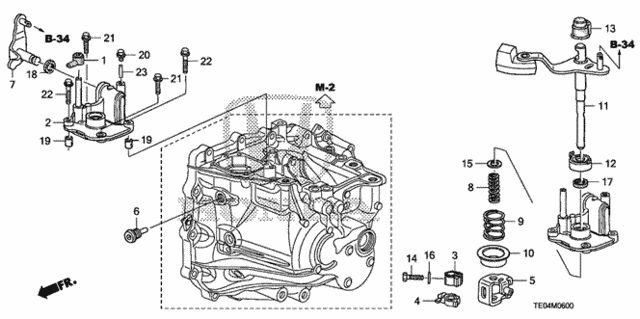 MT Shift Lever (L4) for 2010 Honda Accord #0