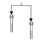 PAF008155 - HVAC: Compressor Assembly Bolt for Porsche: 718 Boxster, 718 Cayman, 718 Spyder, 911, Boxster, Cayman Image