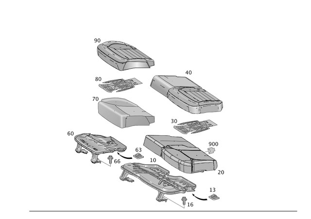 1669820909 - Rear Seat: Protective Cap for Mercedes-Benz Image image