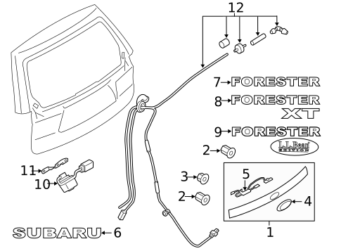 Parking Aid for 2013 Subaru Forester #0