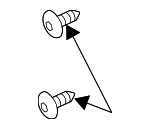 9423101 - Body: License Bracket Bolt for GM Image