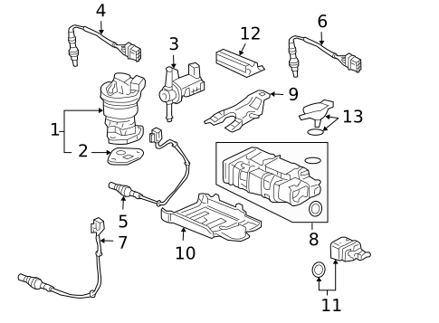 EGR System for 2005 Honda Accord #0