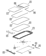 2021-2025 Jeep Sunroof Seal 68528644AA | My Mopar Parts