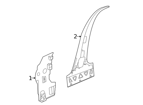 Hinge Pillar for 2022 Acura TLX #0