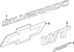 85574800 - : Emblem for Chevrolet: Silverado EV Image