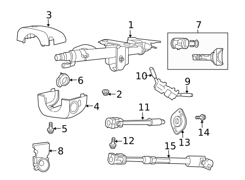Shroud, Switches & Levers for 2004 Dodge Viper #0