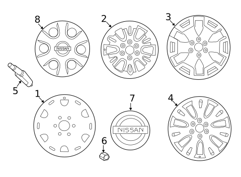 Wheels for 2024 Nissan TITAN #0